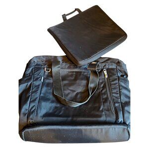 Ebags Women's Travel LuggageDurable Black Laptop Bag With Removable Padded Sleev